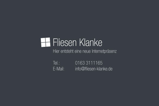Fliesen Klanke